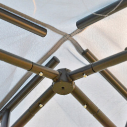 Outsunny 3 x 3m 2-Tier Grey Gazebo Tent with Curtains - Size: 265 x 294 x 294cm - Wilko - thumbnail 4