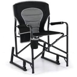 Costway Black Foldable Rocking Chair - Size: 62 x 65 x 97cm - Wilko - thumbnail 4