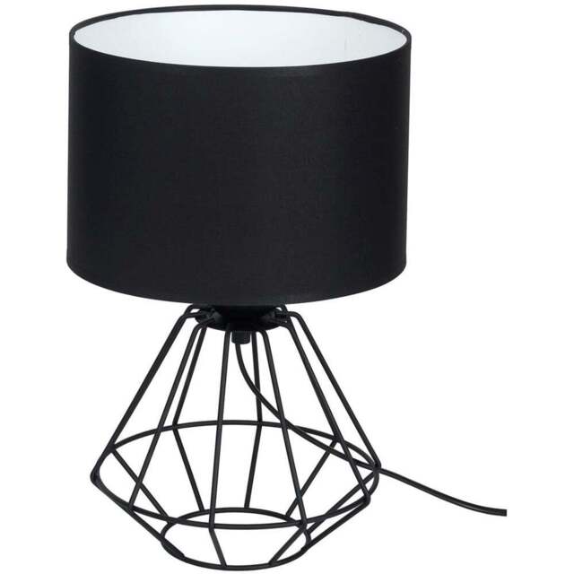 Milagro Colin Black Table Lamp 230V - Size: 25 x 25 x 20cm - Wilko - image 1