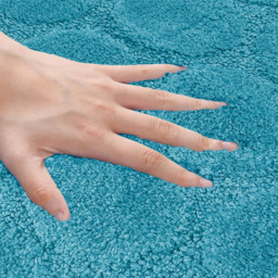 Velosso Cobla Jade Bath Mat Set - Size: 50 x 80 x 1cm - Green - Wilko - thumbnail 5