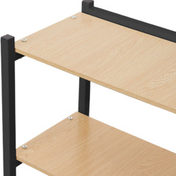 Living and Home 3 Shelf Black Over Toilet Storage Shelf - Size: 158 x 50 x 28cm - Wilko - thumbnail 6