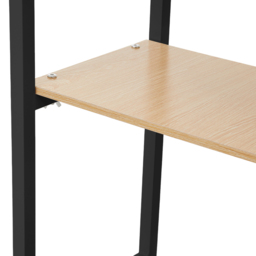 Living and Home 3 Shelf Black Over Toilet Storage Shelf - Size: 158 x 50 x 28cm - Wilko - thumbnail 5
