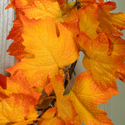 Samuel Alexander Faux Bright Autumn Wreath 50cm - Size: 50 x 50 x 4cm - Orange - Wilko - thumbnail 6