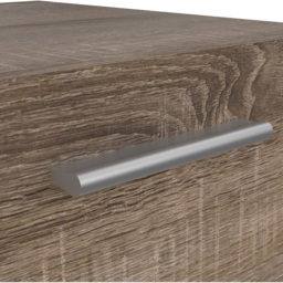 Florence 2 Drawer Truffle Oak Bedside Table - Wood - Furniture to Go - Wilko - thumbnail 6