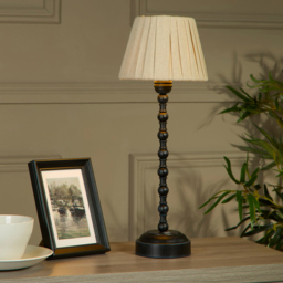 Lighting Collection Black Rechargeable LED Table Lamp - Size: 36 x 18 x 18cm - Wilko - thumbnail 3