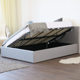Home Treats Double Grey Ottoman Bed with Mattress - Wilko - thumbnail 7