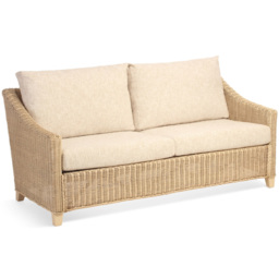 Desser Furniture Dijon 3 Seater Cotton Cream Sofa - Wilko - thumbnail 6