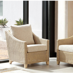 Desser Furniture Dijon 3 Seater Cotton Cream Sofa - Wilko - thumbnail 5