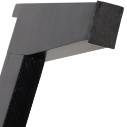 Living and Home Black and White Bamboo Raised Plant Stand 24cm - Size: 19.5 x 24 x 24cm - Black + White - Wilko - thumbnail 5