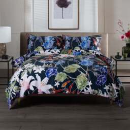 The Lyndon Company Floral Nightshade King Size Multicolour Duvet Set - Wilko - thumbnail 1