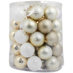 Set of 70 Blushing Ballroom Bauble Drum - Wilko - thumbnail 4