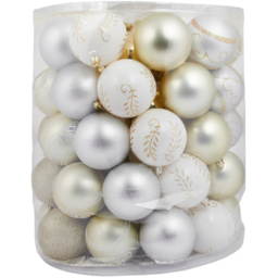 Set of 70 Blushing Ballroom Bauble Drum - Wilko - thumbnail 1