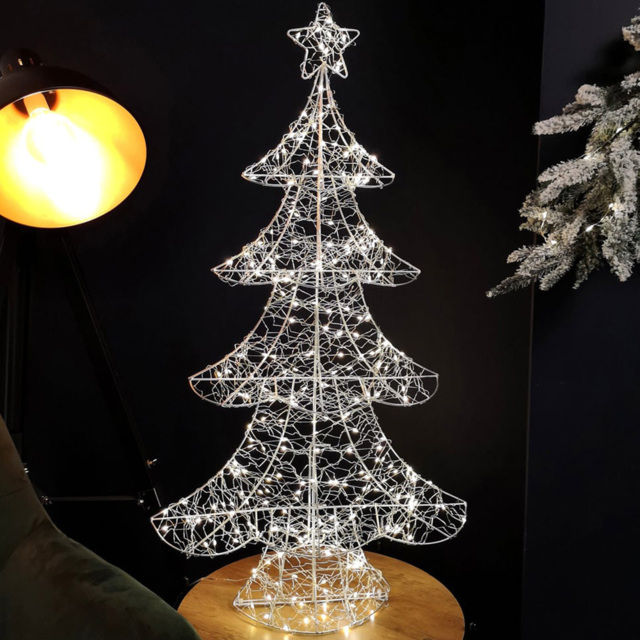 Samuel Alexander 300 Warm White LED Tree Christmas Decoration 90cm - Size: 90 x 50 x 50cm - Wilko - image 1