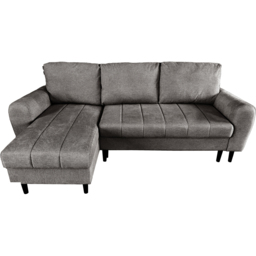 DS Living Sienna 3 Seater Grey Fabric Right Hand Chaise Sofa Bed - Wilko - thumbnail 3