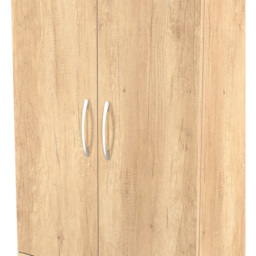 Crowndale Avon 2 Door 2 Drawer Nebraska Oak Wardrobe Ready Assembled - Wilko - thumbnail 6