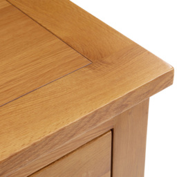 Julian Bowen Astoria 2 Drawer Oak Coffee Table - Wood - Wilko - thumbnail 4