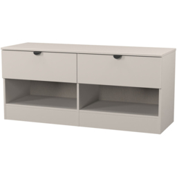 Crowndale Bora 2 Drawer 2 Shelf Kashmir Matt Storage Unit - Cream - Wilko - thumbnail 5