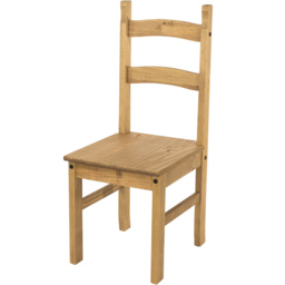 Core Product Texas 4 Seater Dining Set Antique Wax Pine - Brown - Core Products - Wilko - thumbnail 5