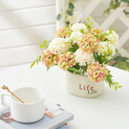 Artificial Flower in Ceramic Planter - Size: 17 x 20 x 20cm - Multi - Living and Home - Wilko - thumbnail 6