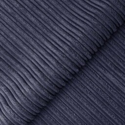 Luxor 4 Seater Navy Blue Jumbo Cord Scatter Back Sofa Suite - Wilko - thumbnail 6