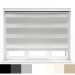 Caecus Day Night Roller Blind Light Grey 40cm - Wilko - thumbnail 3