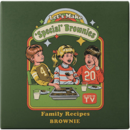 Steve Rhodes, Let's Make Special Brownies Brownie Scented Candle with Green Mug - Size: 12 x 11.5 x 11.5cm - Dark Green - Wilko - thumbnail 3