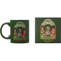 Steve Rhodes, Let's Make Special Brownies Brownie Scented Candle with Green Mug - Size: 12 x 11.5 x 11.5cm - Dark Green - Wilko - thumbnail 4