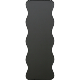 Charles Bentley Amsterdam Black Wavy Shape Outdoor Wall Mirror 170 x 60cm - Size: 2.5 x 170 x 60cm - Wilko - thumbnail 4