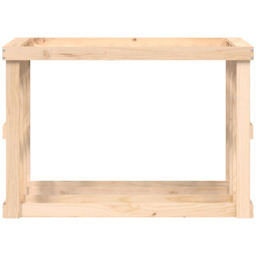 vidaXL Solid Pine Wood Log Holder 108 x 52 x 74cm - Size: 74 x 108 x 52cm - Brown - Wilko - thumbnail 5