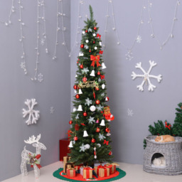 Everglow Green Artificial Christmas Pine Tree 6.8ft - Size: 7ft - Wilko - thumbnail 3
