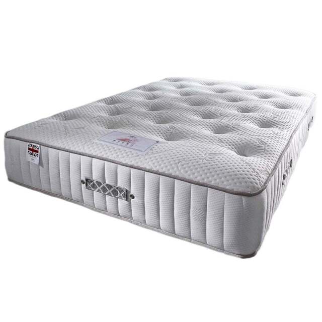 Aspire Furniture Super King Natural Cashmere Pocket Mattress - White - Aspire Beds - Wilko - image 1