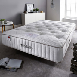 Aspire Furniture Super King Natural Cashmere Pocket Mattress - White - Aspire Beds - Wilko - thumbnail 3