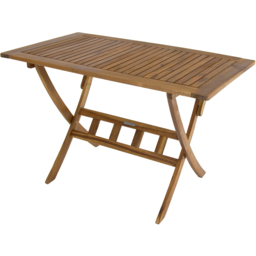 Charles Bentley Acacia Wood 4 Seater Rectangular Dining Table - Brown - Wilko - thumbnail 3