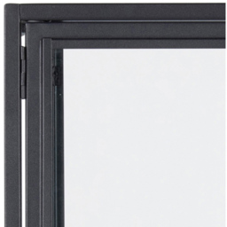 Florence Seaford 2 Door Black Glass Display Cabinet - Furniture To Go - Wilko - thumbnail 7