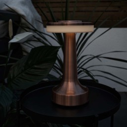 ValueLights Talence 2 Pack Copper LED Table Lamp - Size: 20 x 13.5 x 13.5cm - Brown - Wilko - thumbnail 6