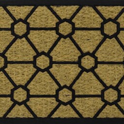 JVL Geometric Woven Tuffscrape Doormat 45 x 75cm - JVL Homewares - Wilko - thumbnail 6