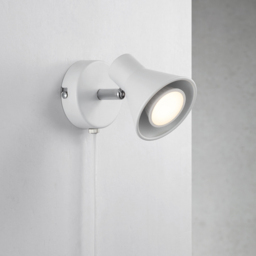 Nordlux Eik White Wall Light - Size: 11 x 15 x 8.5cm - Wilko - thumbnail 3