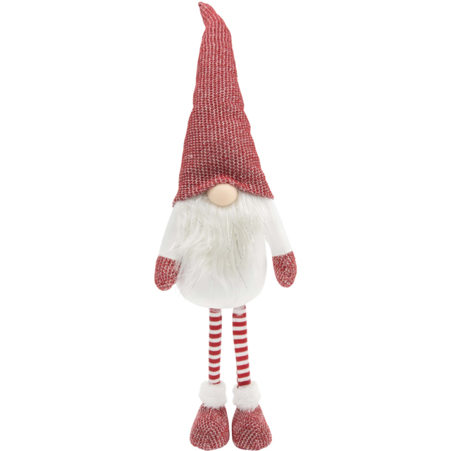 The Christmas Workshop Red Standing Gonk Decoration 63cm - Size: 63 x 11 x 18cm - Wilko - image 1
