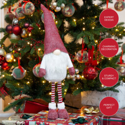 The Christmas Workshop Red Standing Gonk Decoration 63cm - Size: 63 x 11 x 18cm - Wilko - thumbnail 7