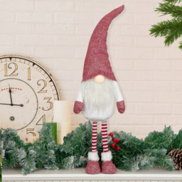 The Christmas Workshop Red Standing Gonk Decoration 63cm - Size: 63 x 11 x 18cm - Wilko - thumbnail 3