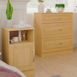 Crowndale Dorset Modern Oak 3 Piece Bedroom Furniture Set - Wood - Wilko - thumbnail 4