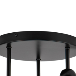 Cosylyte 3 Light Matt Black Opal Glass Ceiling Light - Size: 28 x 37 x 35cm - Wilko - thumbnail 6