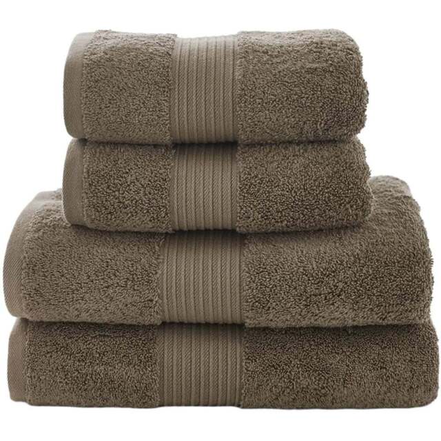 Deyongs Bliss Pima Walnut Hand Towel 2 Pack - Size: 50 x 90cm - Brown - Wilko - image 1