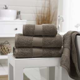 Deyongs Bliss Pima Walnut Hand Towel 2 Pack - Size: 50 x 90cm - Brown - Wilko - thumbnail 3