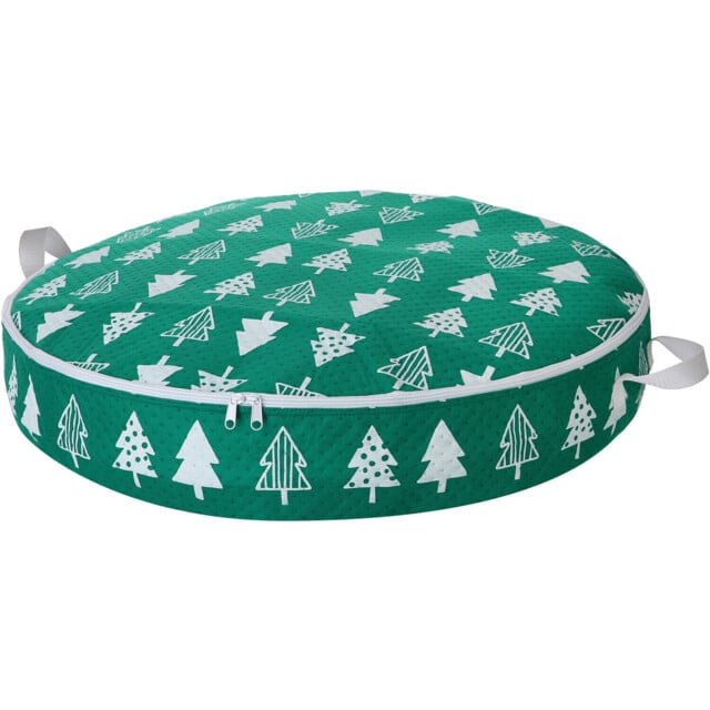 Christmas Wreath Storage Bag - Green - Wilko - image 1
