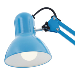 Premier Housewares Blue Metal Desk Lamp - Size: 17 x 21 x 60cm - Wilko - thumbnail 3