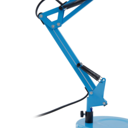 Premier Housewares Blue Metal Desk Lamp - Size: 17 x 21 x 60cm - Wilko - thumbnail 6
