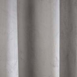 Divante Vermont Silver Velvet Blackout Curtains 168 x 183cm - Size: W 168 x D 183cm - Wilko - thumbnail 5