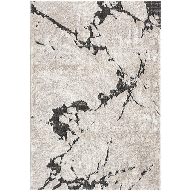 Desire Rugs Eleanor Mocha Abstract Embossed Rug 120 x 170cm - Size: 230 x 160 x 2cm - Brown - Wilko - image 1