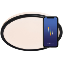 Nordlux Liva Smart Black Ceiling Light - Size: 3.2 x 36 x 3.2cm - Wilko - thumbnail 5